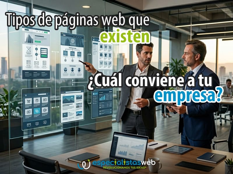 Tipos de paginas web que existen cual conviene a tu empresa Tipos de paginas web que existen cual conviene a tu empresa